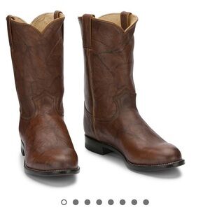 Justin Boots Brown Cowboy Western Boots